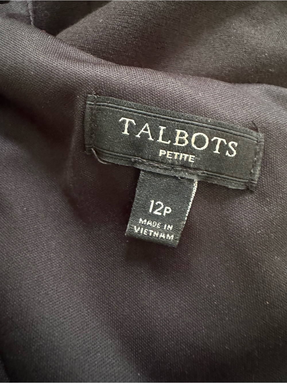 Talbots Fit & Flare Embroidered Hem Dress - Picture 7 of 7